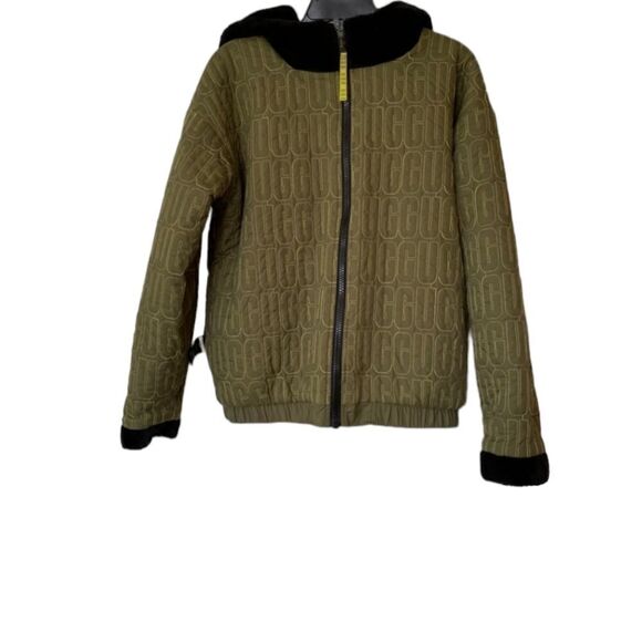 NWT UGG Reversible Men's Kairo Faux Fur Jacket - Picture 3 of 5